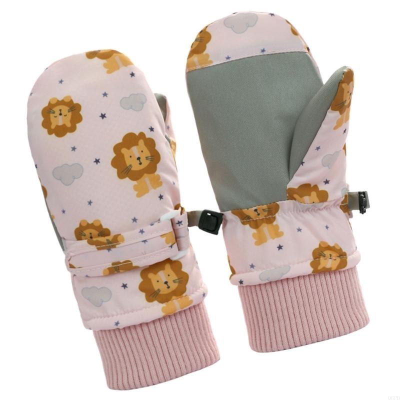 Snow Glove Insulated - Jugend-Schneefäustlinge, wasserdichte, warme Fleece-Handschuhe für Jungen