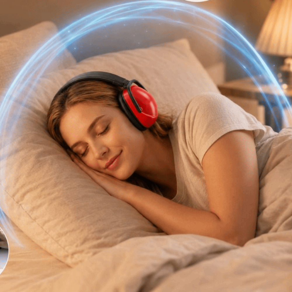 Earmuffs Foldable - Faltbare, verstellbare Kopfhörer zur Geräuschreduzierung, schallisolierende,