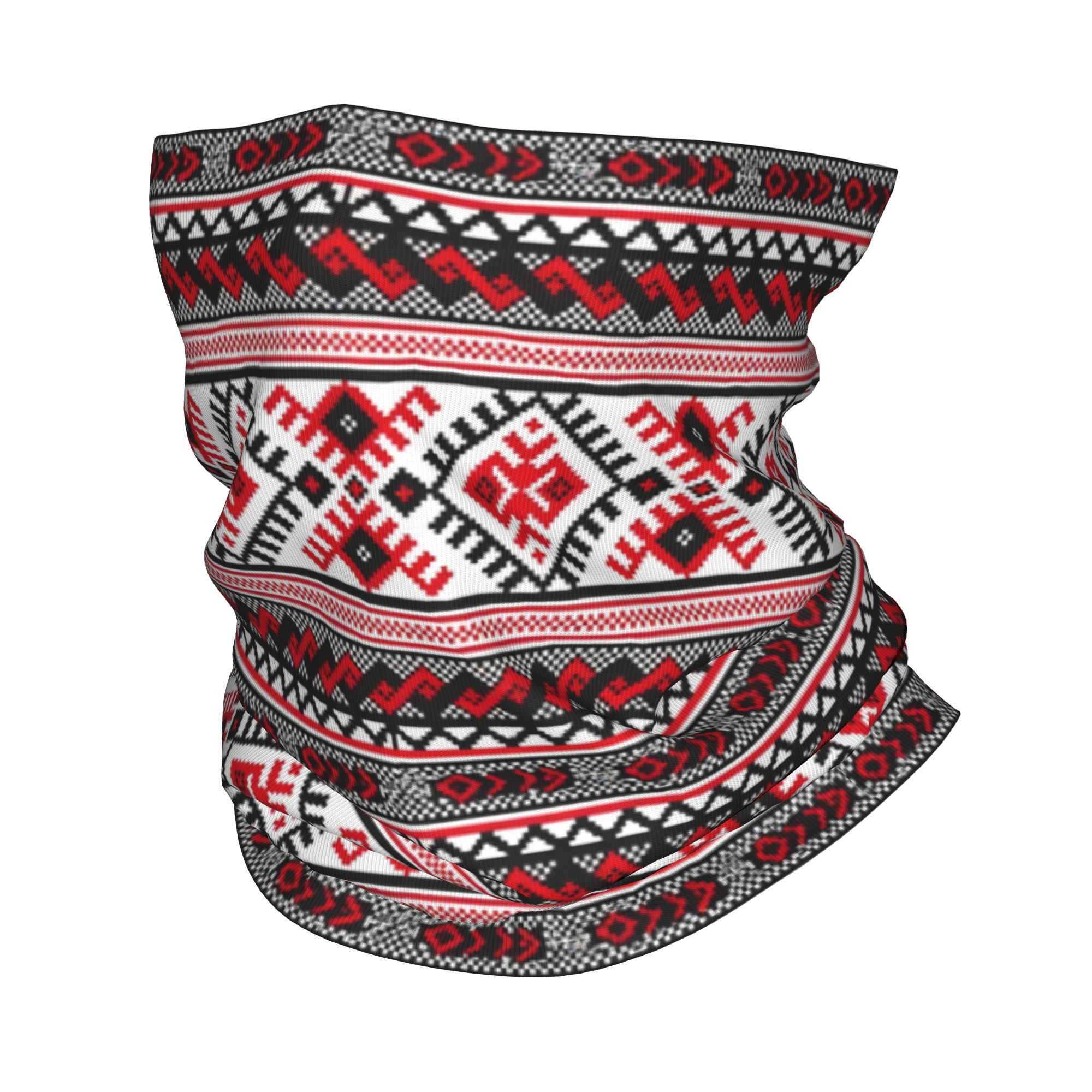 Neck Gaiter Fleece - Benutzerdefinierte ukrainische Vyshyvanka Stickerei Halsmanschette Männer