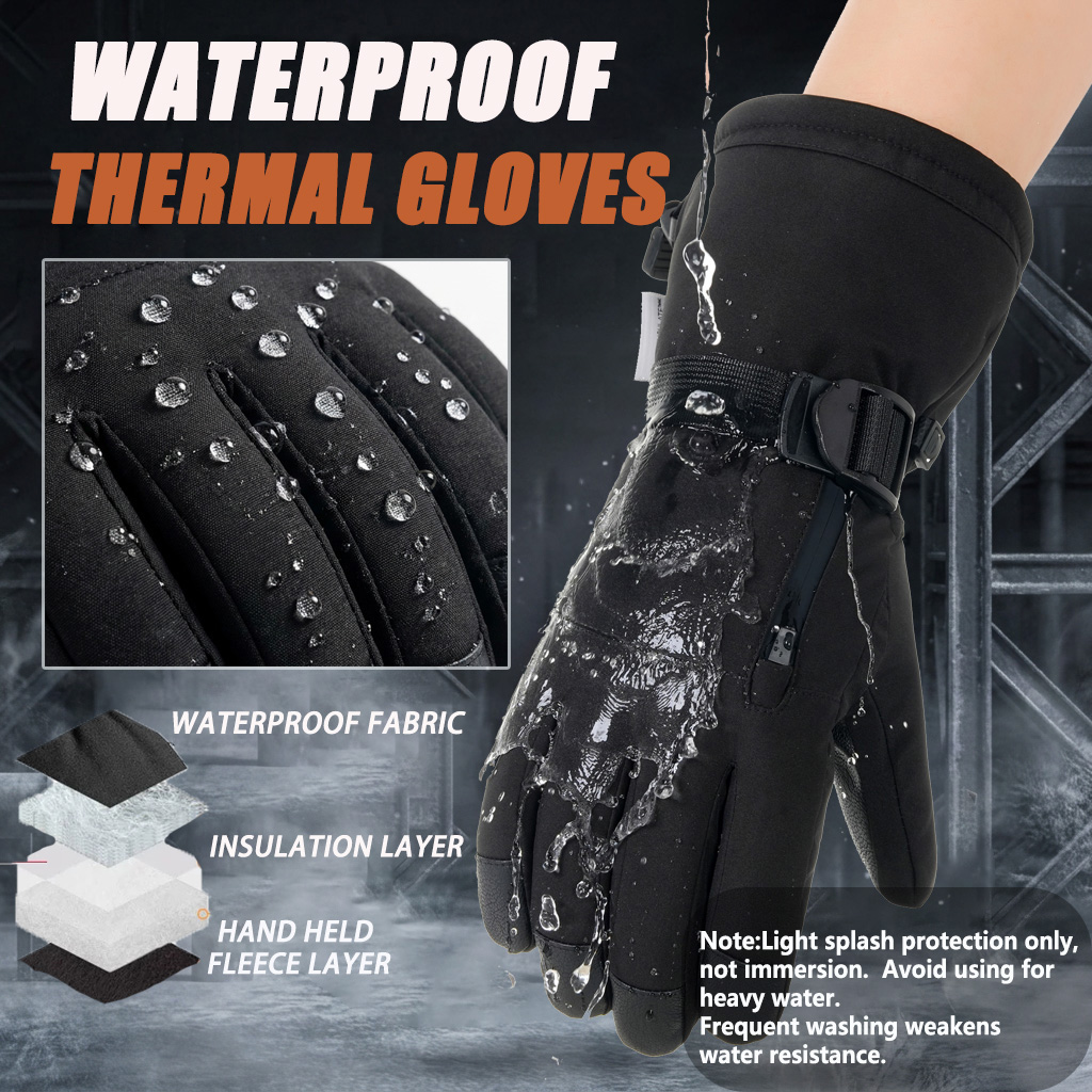 Snow Glove Insulated - Winter-Skihandschuhe für Männer und Frauen, Wasserdichte