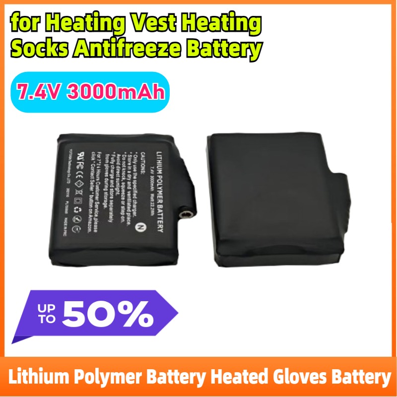 2-8PCS Lithium-Polymer 7,4 V 3 – Heated Vest Battery Bewertung und Preis