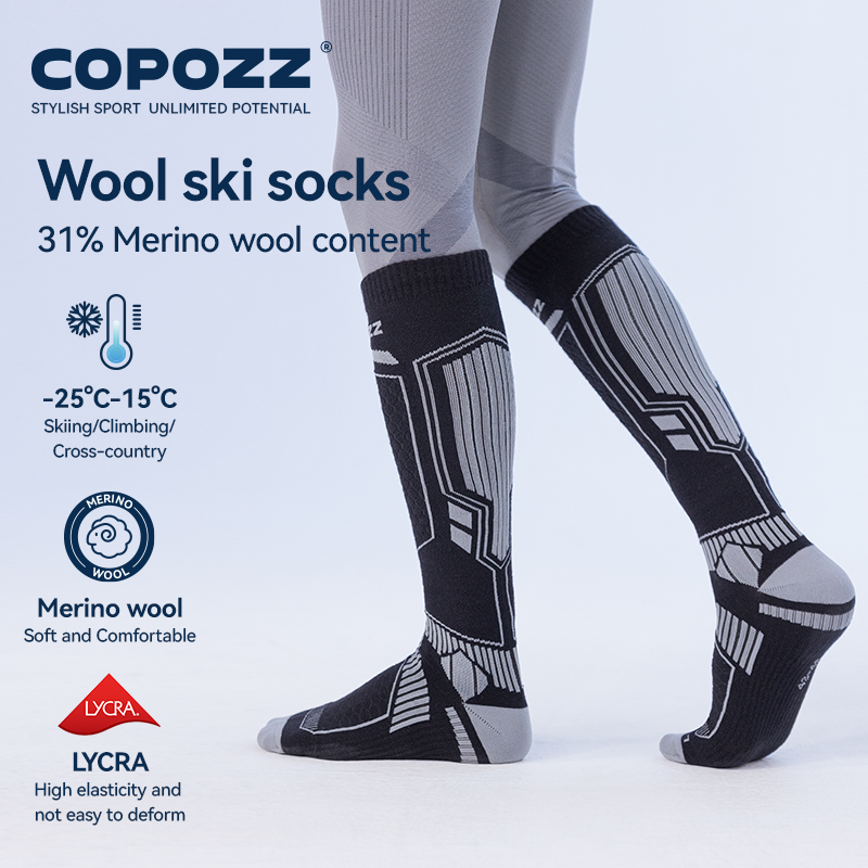 COPOZZ Neue Winter Ski Socken  – Thermal Sock Wool Bewertung und Preis