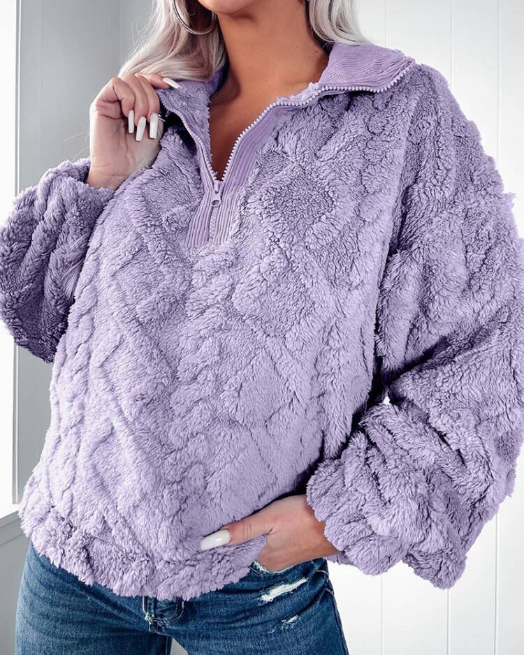 Damen Sherpa-Fleece Pullover m – Sherpa Hoodie Fleece Bewertung und Preis
