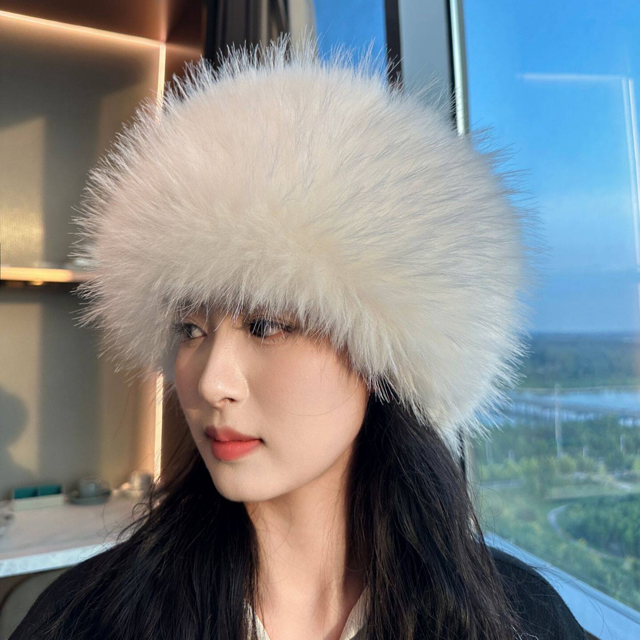Weiche Plüsch-Kappe aus Kunstf – Knit Beanie Hat Warm Bewertung und Preis