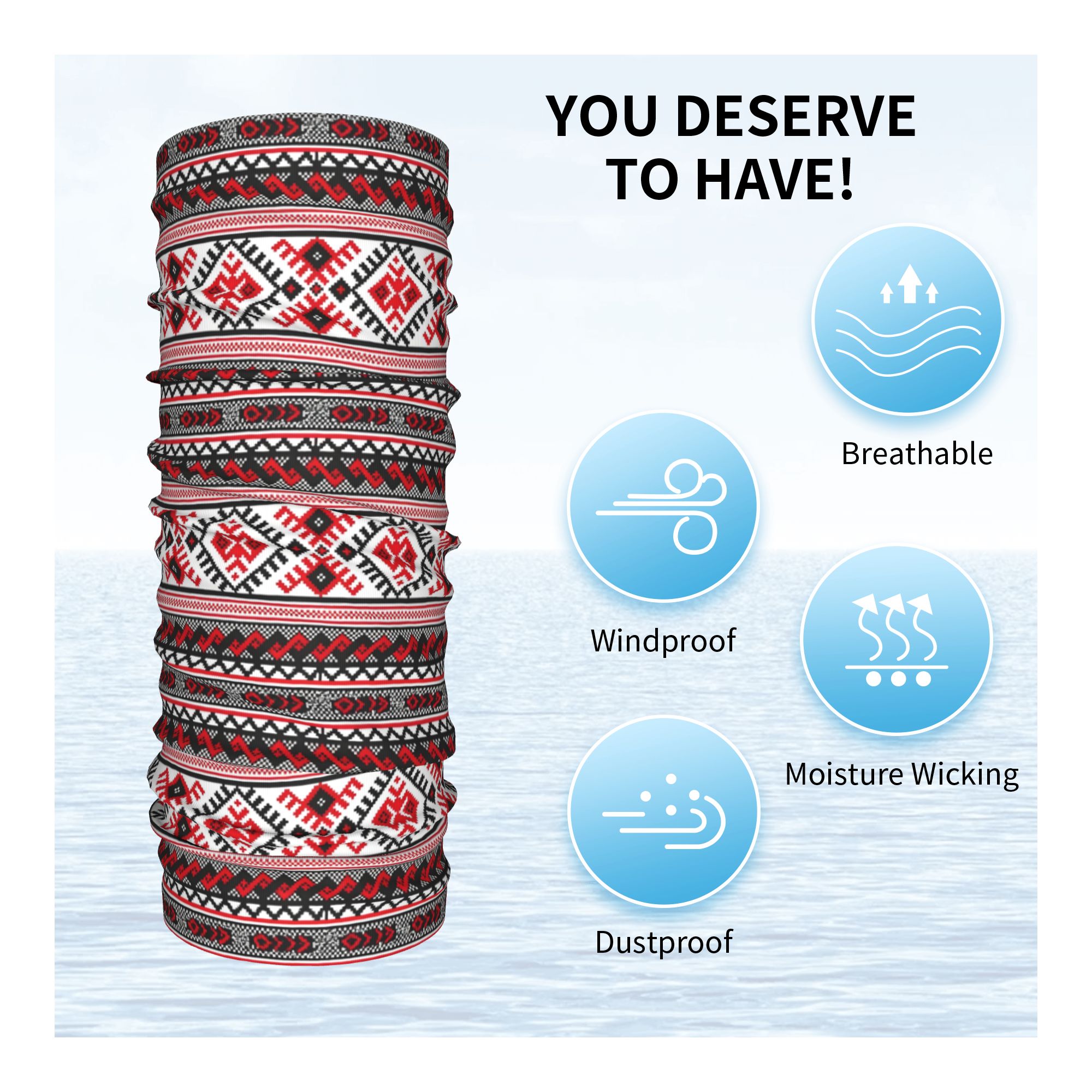 Benutzerdefinierte ukrainische – Neck Gaiter Fleece Bewertung und Preis