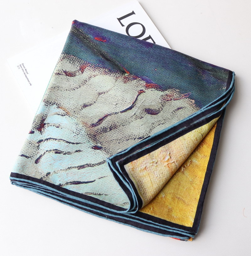 Eleganter Schal aus 30% Seide  – Shawl Wrap Winter Bewertung und Preis