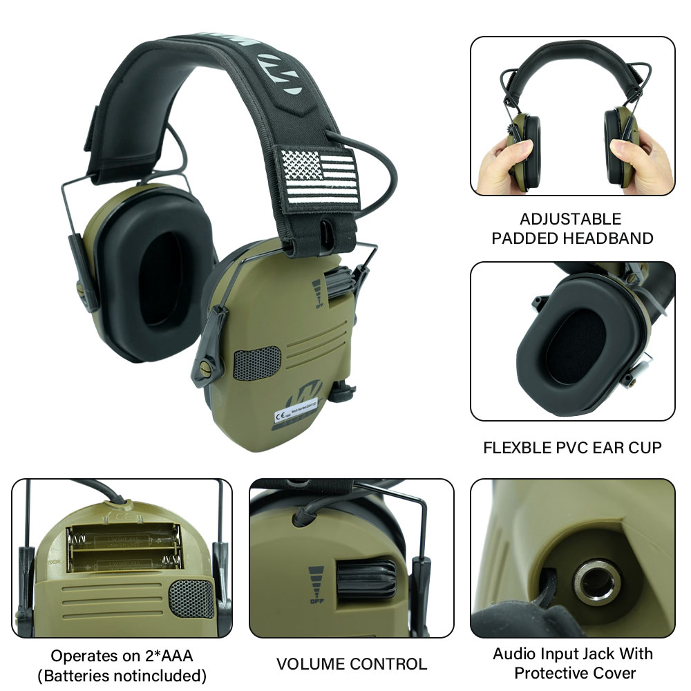 Schutzohrenschützer, ultradünn – Earmuffs Foldable Bewertung und Preis
